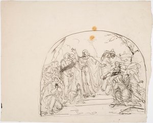 Chrystus wskrzesza umarłych autorstwa Robert Wilhelm Ekman