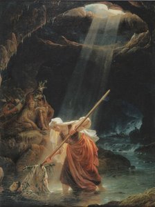 Matka Lemminkäinena w Tuonela autorstwa Robert Wilhelm Ekman