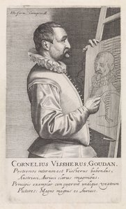 Portret Cornelisa Visschera autorstwa Robert Willemsz de Baudous