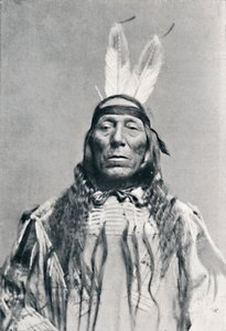 Widok całej twarzy Indianina Siuksów, 1912