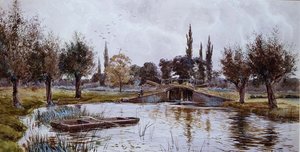 Blokada Cardington autorstwa Robert Winchester Fraser