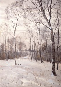 Zimowy las autorstwa Robert Winchester Fraser