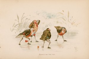 Ilustracja do książki "The Twigs albo Boże Narodzenie w Ruddock Hall". autorstwa Robert after Dudley