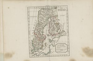Illustrasjon hentet fra boken Nowy przenośny atlas przeznaczony głównie do nauczania młodzieży według Modern Geography zmarłego księdza Delacroix av Vaugondy, Robert de og utgitt av Chez Lamarche (Paryż, 1795) autorstwa Robert de Vaugondy