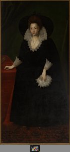 Frances Walsingham, żona Sir Philipa Sidneya, ok. 1570-1632 (olej na płótnie) autorstwa Robert the Elder (attr. to) Peake