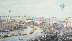 Otwarcie New London Bridge przez króla Wilhelma IV i królową Adelajdę, 1831