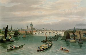 Widok na Blackfriars Bridge i St. Paul