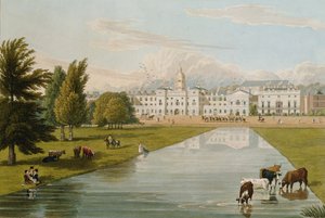 Widok na Horse Guards i Melbourne House, zaczerpnięty z St. James
