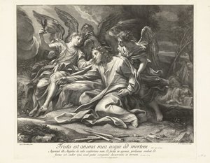 Chrystus na Górze Oliwnej autorstwa Robert van Audenaerd