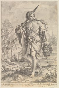 Dawid z głową Goliata, 1680-1743.