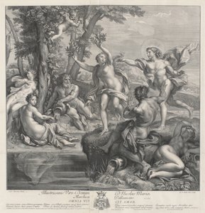 Omnia Vincit Amor [Apollo and Daphne], 1728.    1156976   pl       polish Successfully Translated  Original: Dode eekhoorn en vlieg Lécurueil et la mouche? (title on object) Translat: Dode eekhoorn en vlieg L