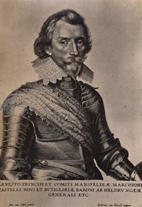 Hrabia Ernst von Mansfeld, niemiecki generał wojny trzydziestoletniej, XVII w. 1894
