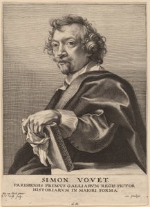 Simon Vouet autorstwa Robert van Voerst after Sir Anthony