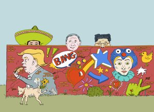 Mur, który zbudował Donald, 2019 (wideo) autorstwa Roberta Murray