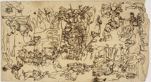Sceny biblijne autorstwa Rodolphe Bresdin