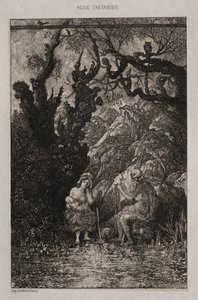 Śmierć i Młoda Matka autorstwa Rodolphe Bresdin