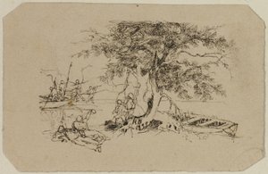 Fishing Spot autorstwa Rodolphe Bresdin