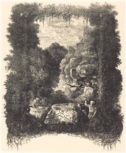 Fronton autorstwa Rodolphe Bresdin