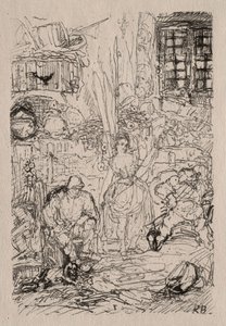 Wnętrze Spinnera. autorstwa Rodolphe Bresdin