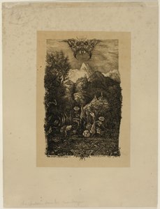 Motyl i staw autorstwa Rodolphe Bresdin