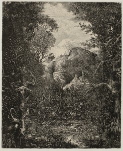 Miasta za bagnami autorstwa Rodolphe Bresdin