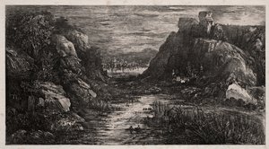 Odległe miasto autorstwa Rodolphe Bresdin