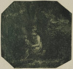 Święta Rodzina autorstwa Rodolphe Bresdin