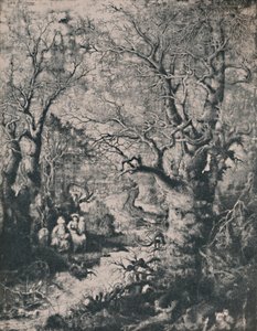Święta Rodzina, 1855, 1946 autorstwa Rodolphe Bresdin