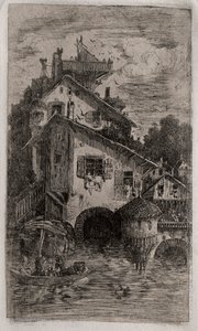 Młyn autorstwa Rodolphe Bresdin