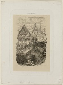 Sąsiedztwo, z Revue Fantaisiste autorstwa Rodolphe Bresdin