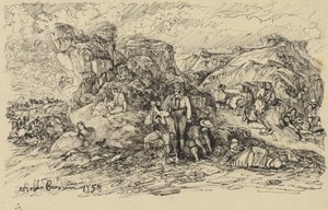 Przemytnicy, 1858 autorstwa Rodolphe Bresdin