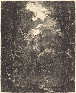 Miasta za bagnami autorstwa Rodolphe Bresdin