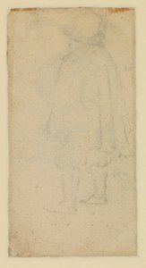 Mężczyzna widziany z tyłu (verso) autorstwa Roelandt Jacobsz and Bruegel Pieter the Elder Savery