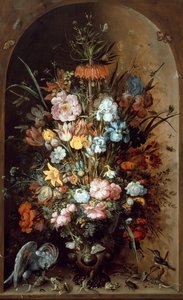 Martwa natura kwiatowa z koroną Imperial, 1624