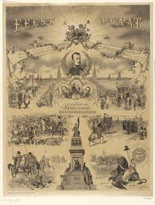 Tabliczka na pamiątkę niepodległości Holandii, 1813-1888 (tytuł na obiekcie) autorstwa Roelof Raar