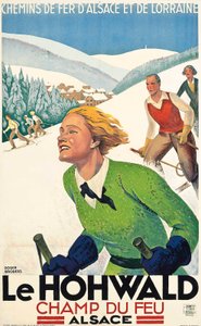 Le Hohwald, ok. 1930 r. (litografia kolorowa) autorstwa Roger Broders