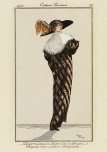 Płyta 36 z "Costumes Parisiens autorstwa Roger Broders