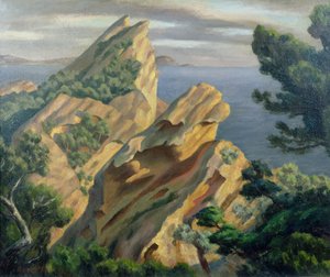 La Ciotat koło Marsylii, 1923 (olej)