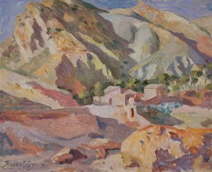 Niedaleko Murcji, Hiszpania, 1933 r. autorstwa Roger Eliot Fry