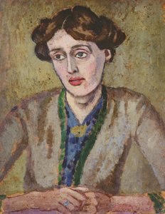 Virginia Woolf (1882-1941) (olej na pokładzie)