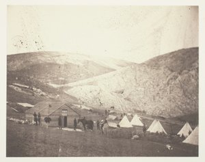 Obóz 4. Smoczej Gwardii, niedaleko Karyni autorstwa Roger Fenton