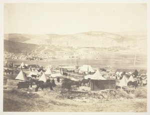 Obóz 5 Gwardii Dragonów autorstwa Roger Fenton