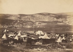 Obóz 5. Pułku Dragonów Gwardii autorstwa Roger Fenton