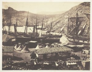 Zatoka Kozacka, Bałakława autorstwa Roger Fenton