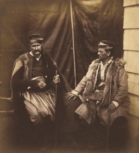 Dyskusja między dwoma Chorwatami. autorstwa Roger Fenton