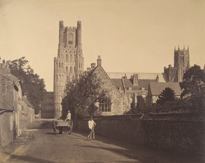 Katedra w Ely, z gimnazjum, 1857. autorstwa Roger Fenton