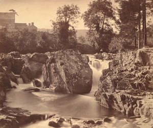 Wodospady Llugwy, w Pont-y-Pair, 1857. autorstwa Roger Fenton