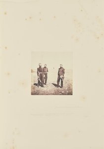 Generał Labousiniere i generał Bevret. autorstwa Roger Fenton