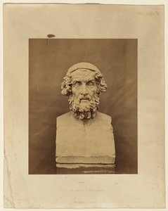 Homer, według popiersia w British Museum autorstwa Roger Fenton