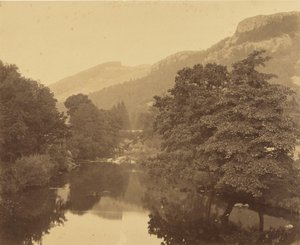 [Krajobraz z rzeką] autorstwa Roger Fenton